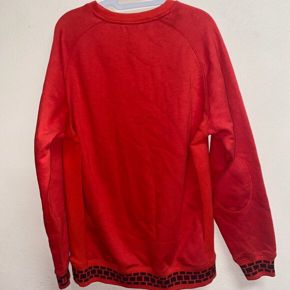 Crooks and Castles Red Logo Accented Crewneck Pullover Mens Large - Picture 2 of 5
